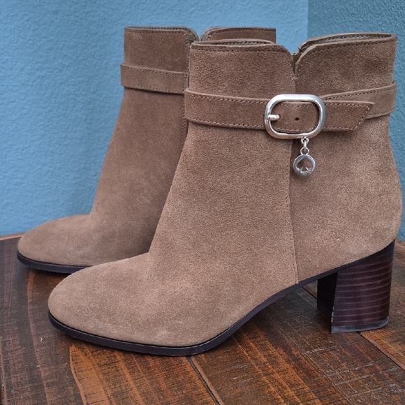 kate spade Shoes - Kate Spade Blaire Suede Ankle Booties